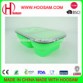 2015 high quality and new design silicone lunch box